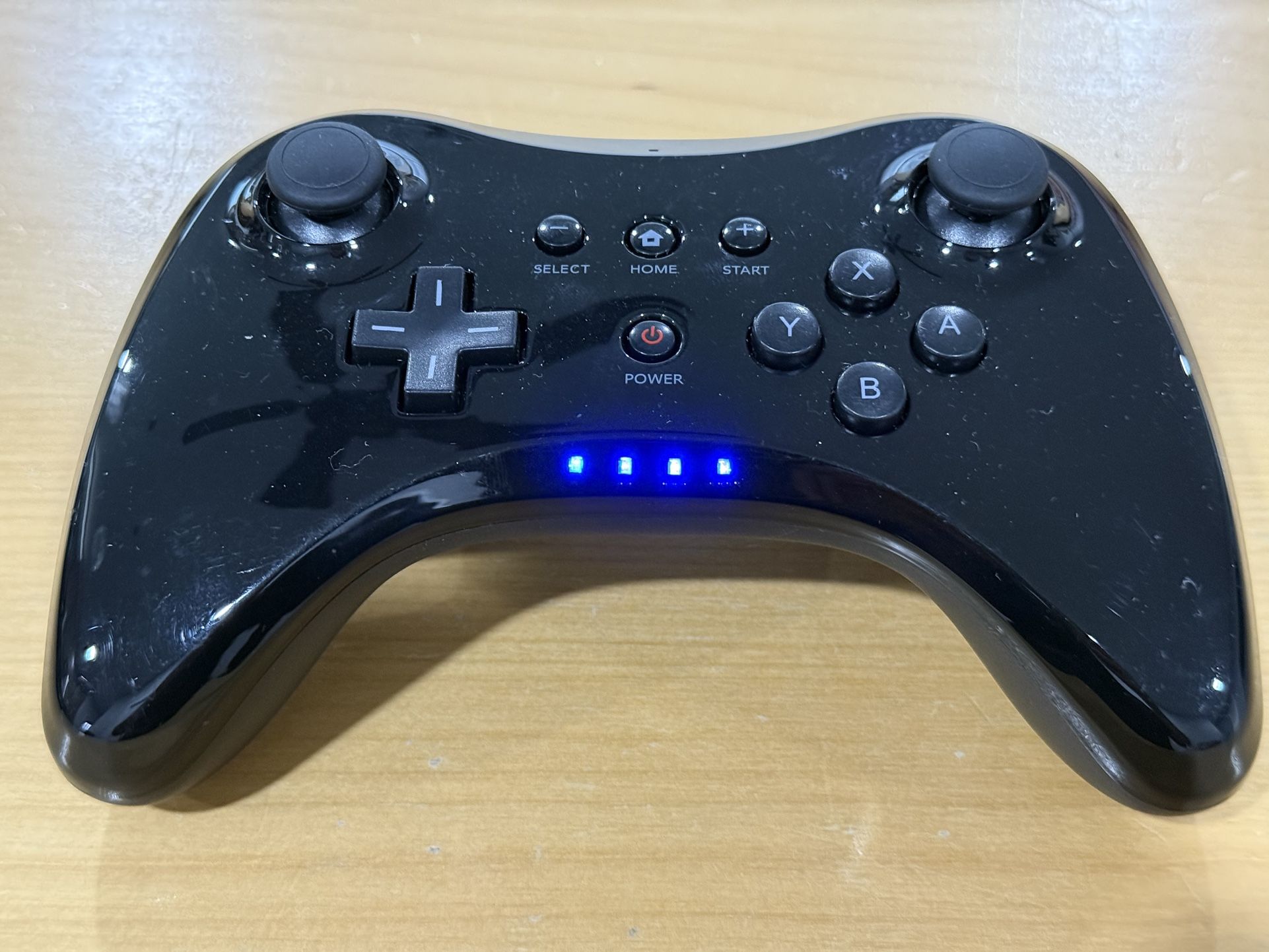 Wireless Bluetooth Dual Analog Joystick for Nintendo Wii U Pro Controller Gamepad. New ( open box) No charging cords.