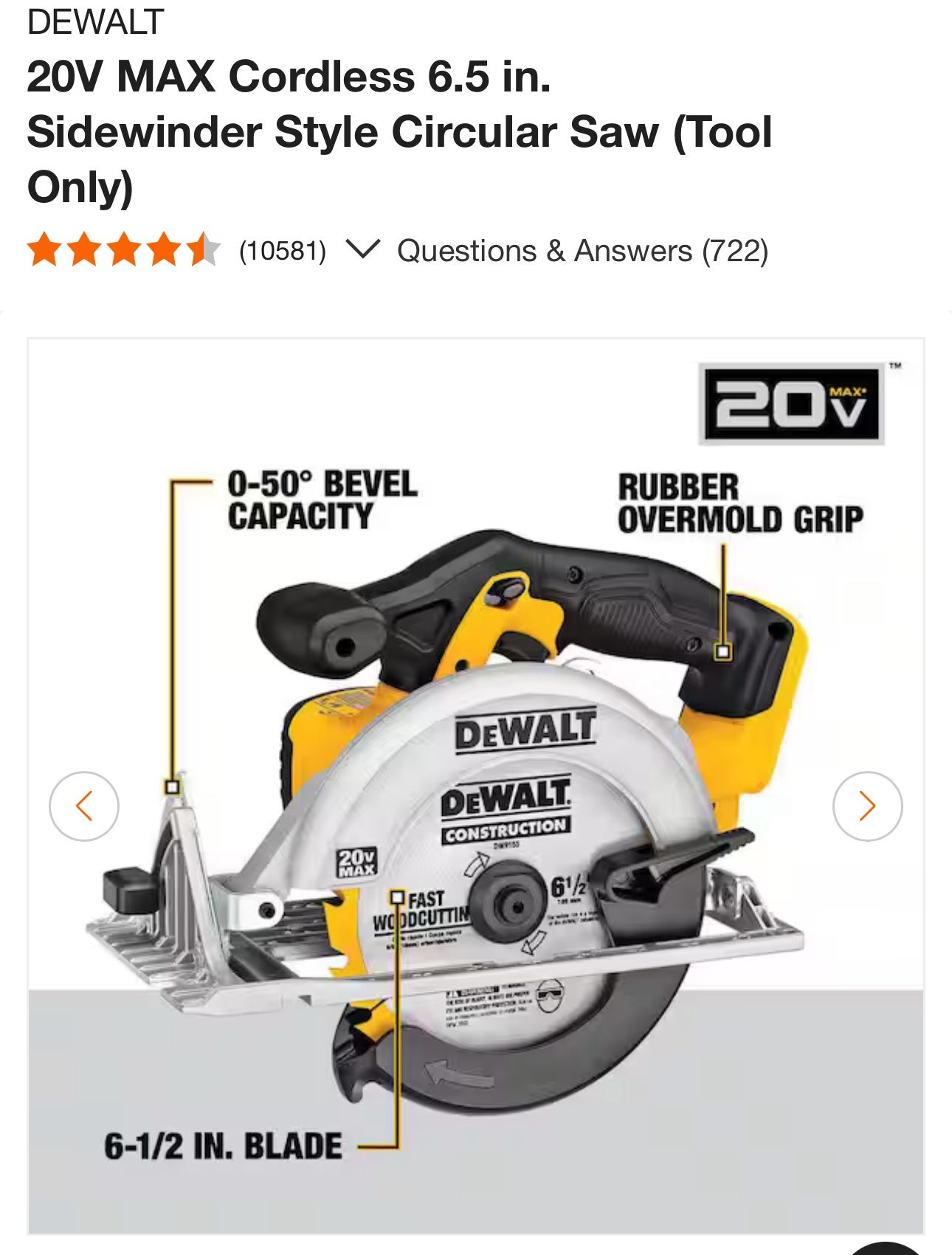Dewalt Circular Saw