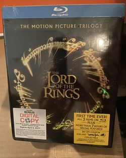 Lord Of The Rings Blue Ray Disc Dvd