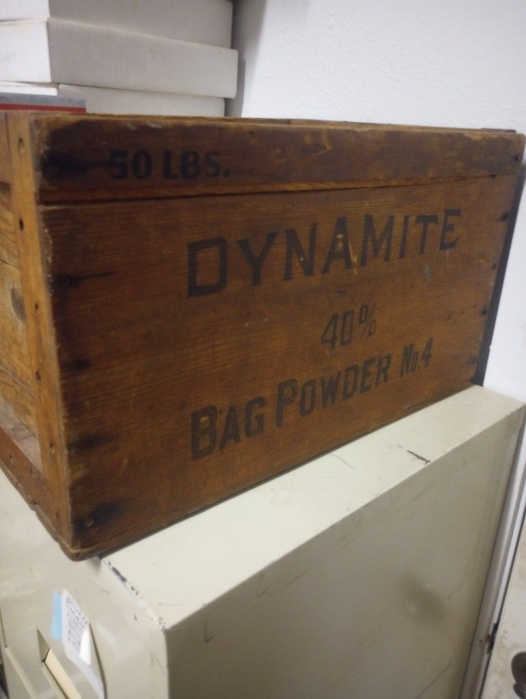 Antique Dynamite Crate