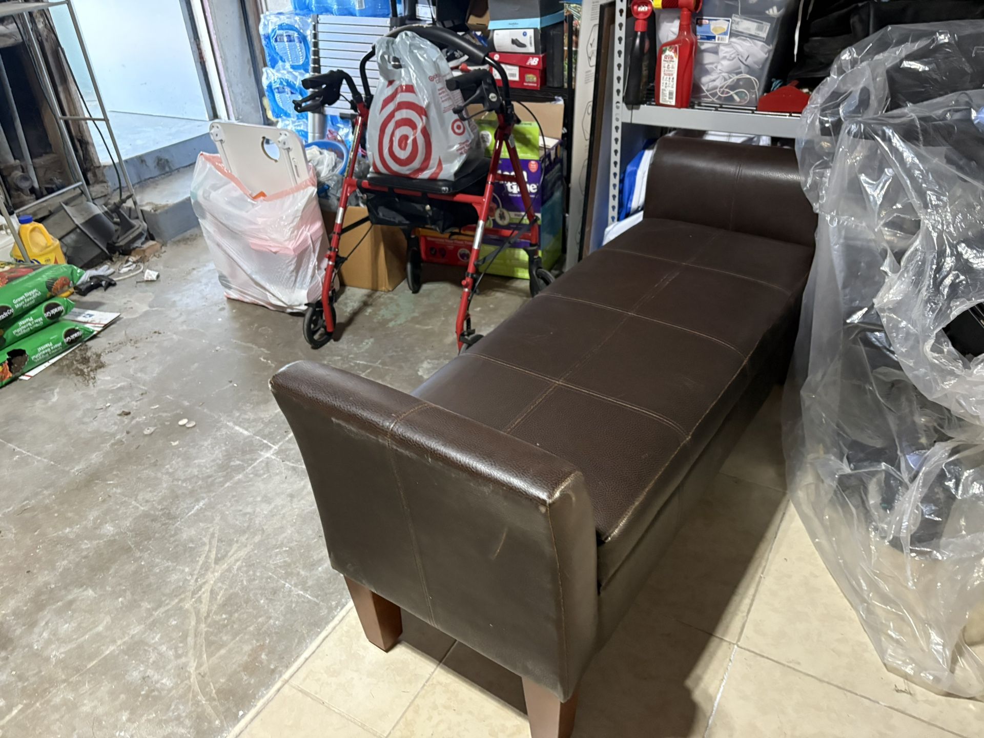 Cushion Bench And Storage