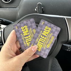 Two W1 Coachella Shuttle Passes!