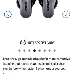 Bose Eat Buds Noise Cancellation 