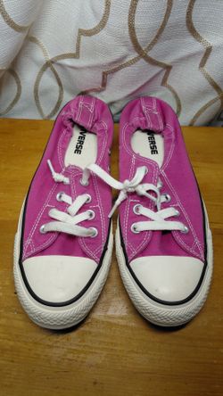 Converse Allstars Chuck Taylor Fushia Slip On Womens Size 8.5