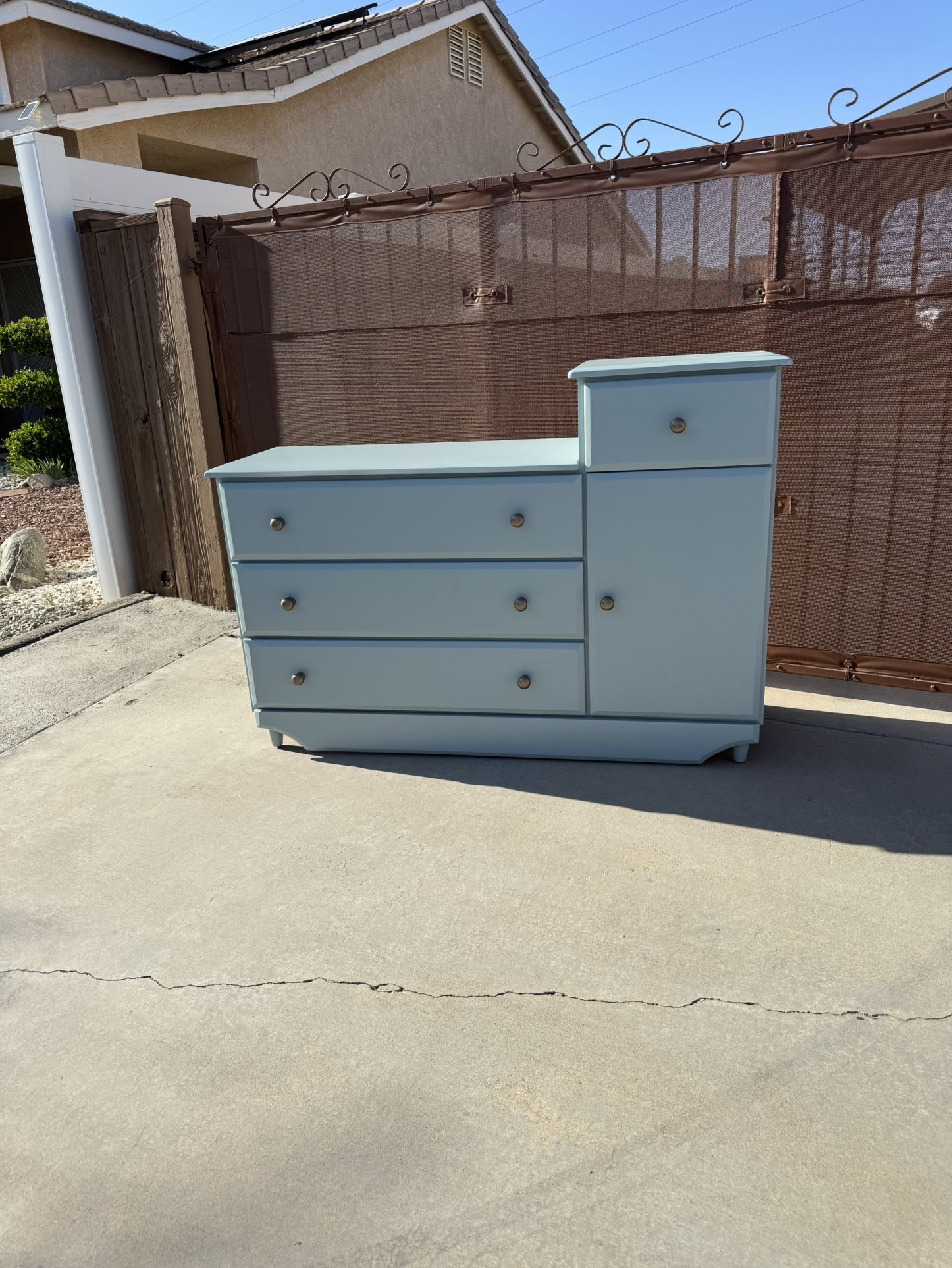 Blue Baby Changing Table Dresser PRICE FIRM $200