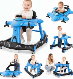 Baby Airplane Walker- Blue