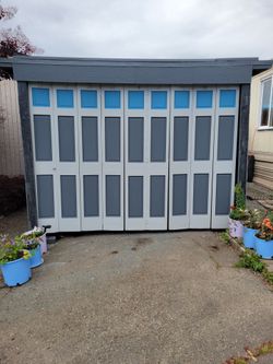 Custom designed hanging/sliding door system