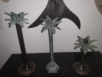 Palm tree 🌴 candle holders