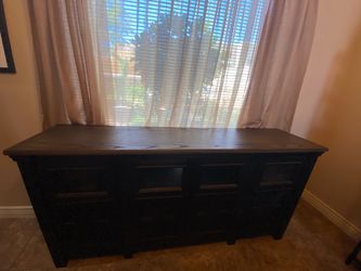 Media cabinet Ashley furniture Tyler Creek collection excellent condition