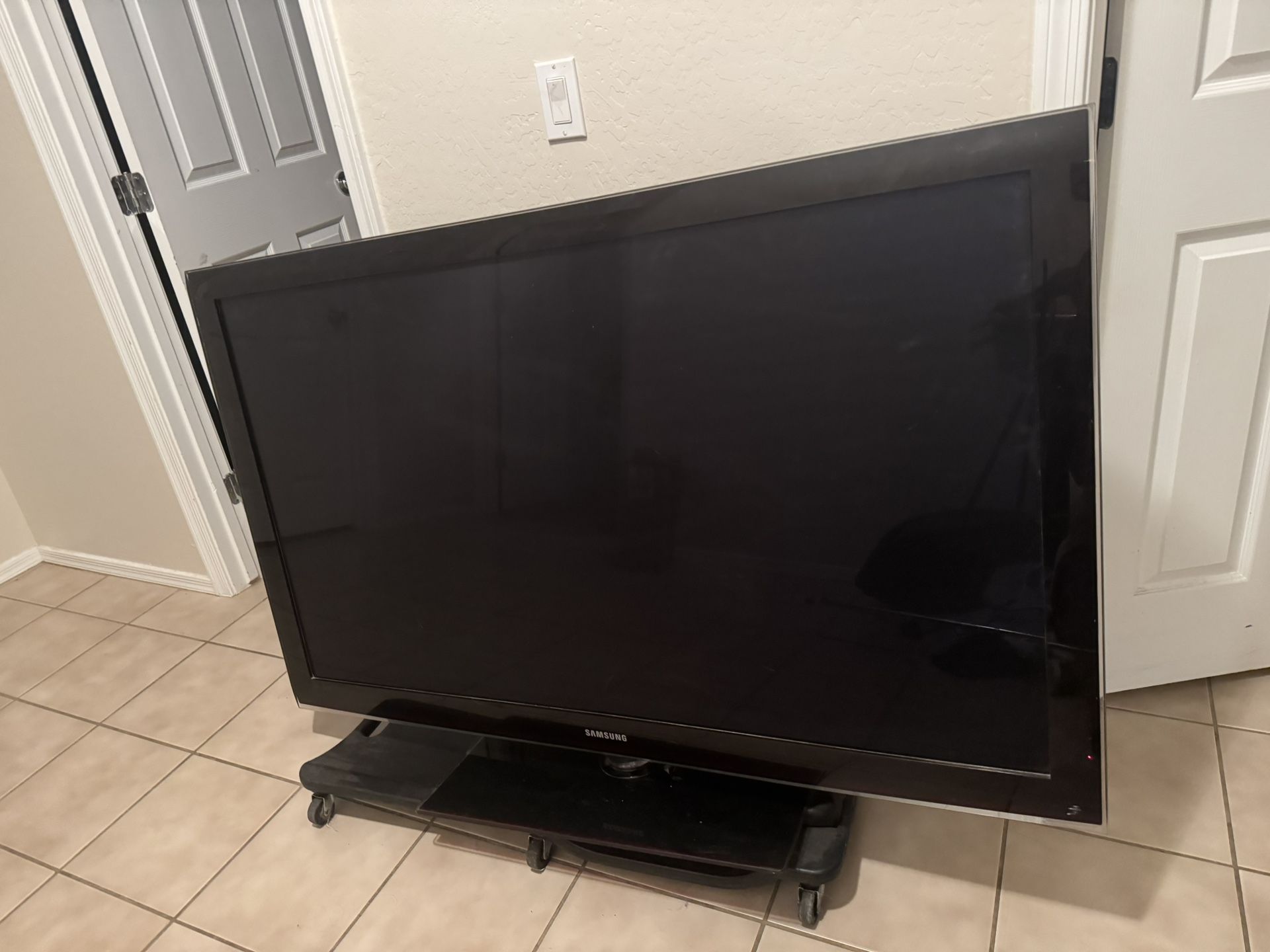 Glass Frame 55 Inch Tv
