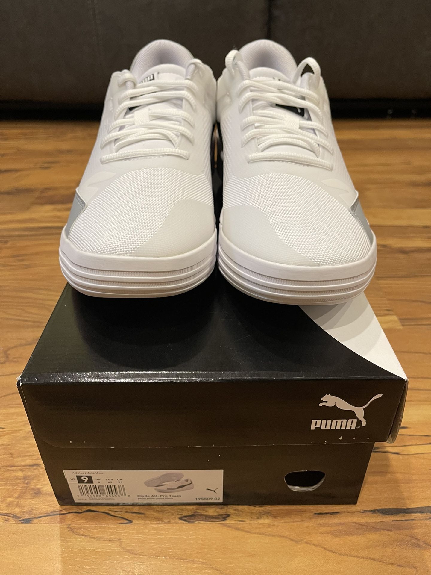 Puma Clyde All-Pro “White” Basketball Shoes