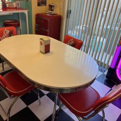 Retro Coca-Cola Diner style table
