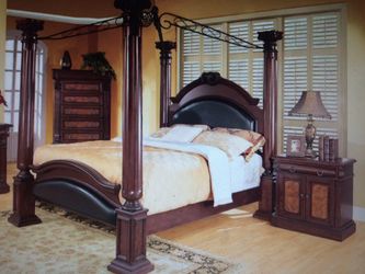 Queen bedroom set 4 piece
