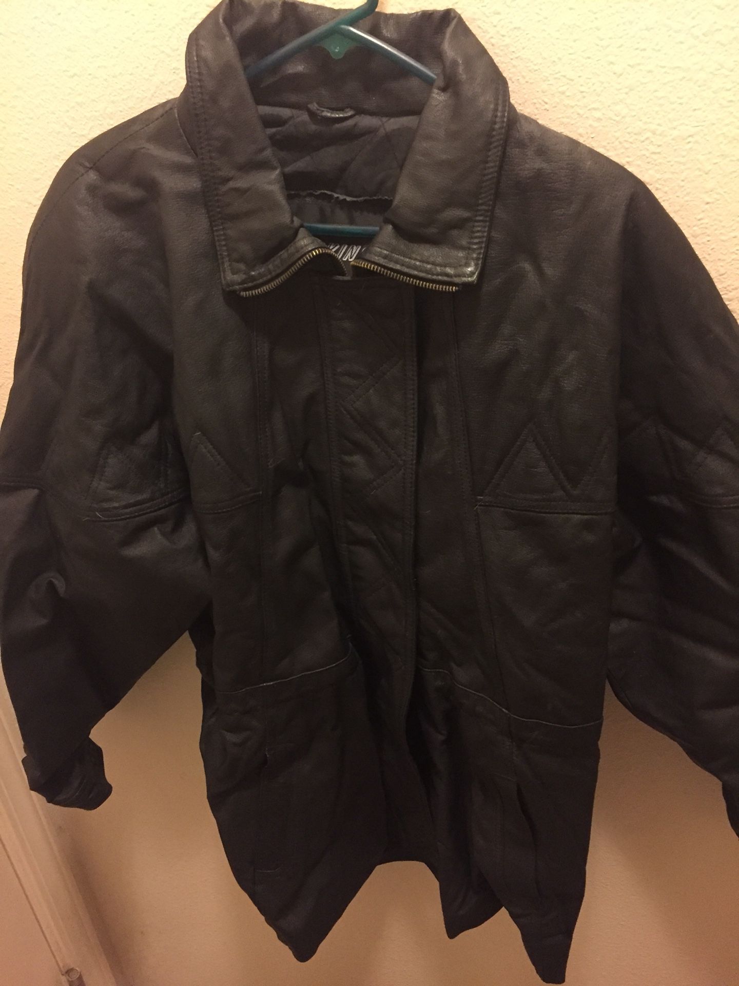 City skins leather jacket size large