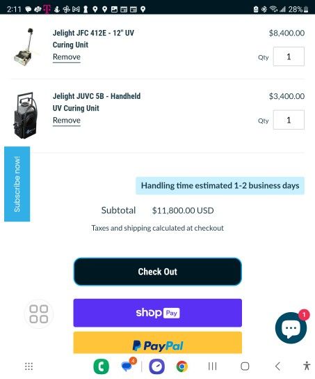 Floor UV Curing Machines 