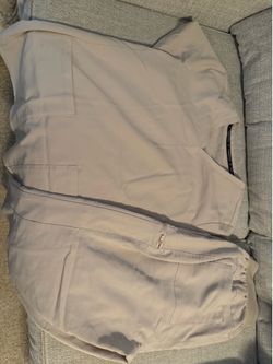 Fabletics Scrub Top + Jogger Pants Set