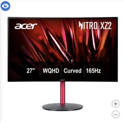 Acer27” Class WQHD Curved Gaming Monitor 