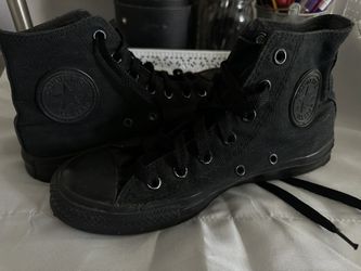 All Black High Top Converse!