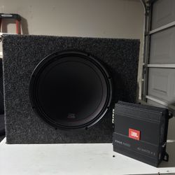 MTX Audio 10 Inch Subwoofer JBL STAGE Amplifier 60 Watts