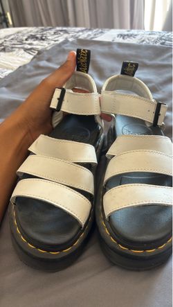 Dr. Martens AirWair Platform Sandals White
