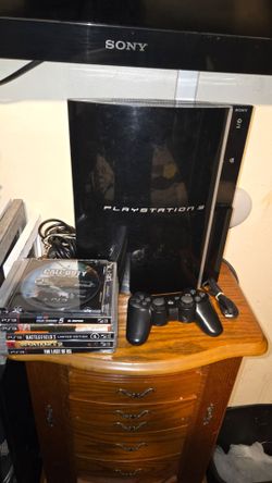 Original PS3 Fat 80GB with 6 Games