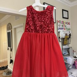 Red Girls Dress 