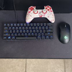 Razor Huntsman Mini Keyboard,  Logitech G Pro wireless Mouse