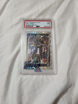 Mac Jones Silver Circles Psa 9 2021 Donruss Optic