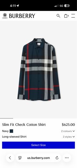 Burberry  Cotton Button Up Shirt