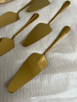 Gold Cake/Pie Servers