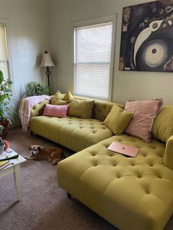 green couch