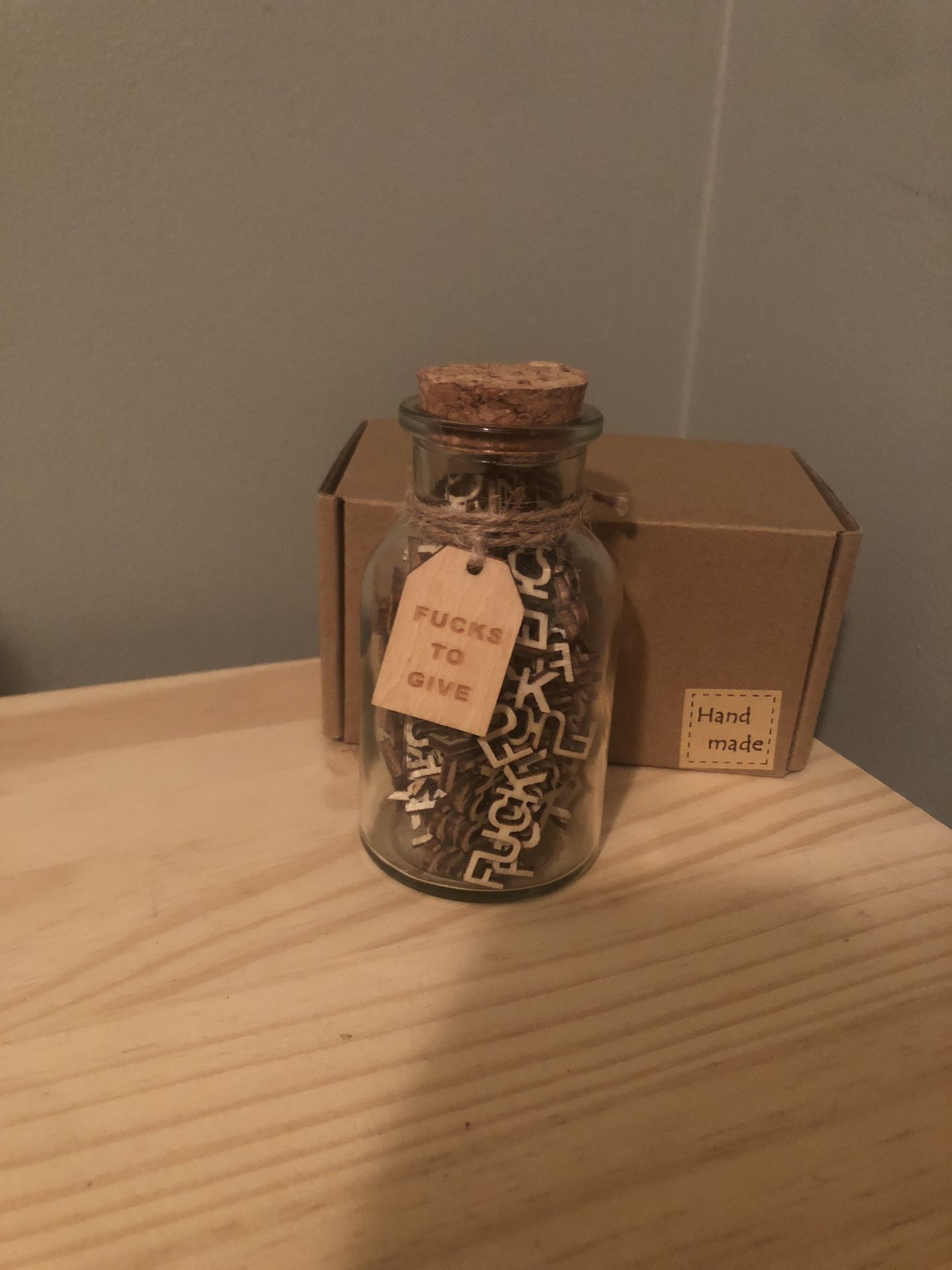 Handmade F**** To Give Jar