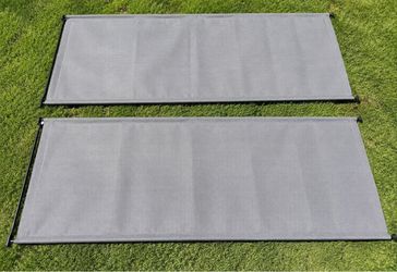 Brand-New Coolaroo Shades – Gray 2 brand-new Coolaroo outdoor shades, gray, size 154” × 81”