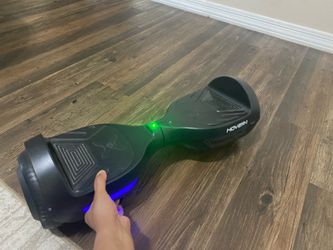 Hover-1 Drive Electric Hoverboard | 7MPH Top Speed, 3 Mile Range, Long Lasting Lithium-lon Battery, 6HR Full-Charge, Path Illuminating LED Lights Blac