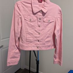 Pink Jean Jacket Size 9