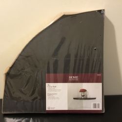 NIB Home Decorators Collection Espresso Finished 18' Corner Shelf