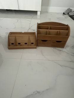 Office Bamboo Organizer