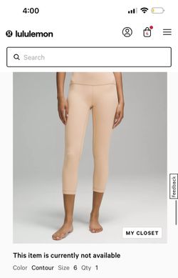 Lululemon Align Cropped 23” Size 6