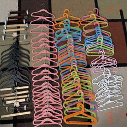 115 Pieces Kids Clothes Hanger. All Together $10