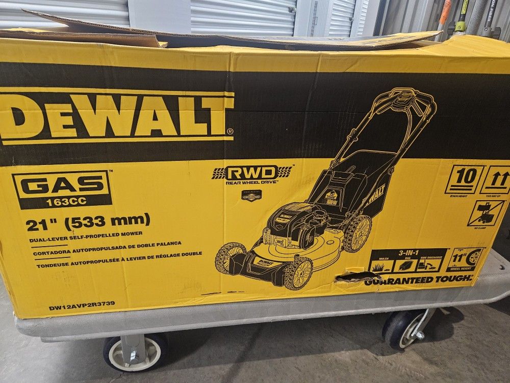 163cc Dewalt Lawnmower Self-Propelled