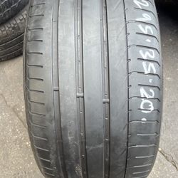 295/35/zr 20 Pirelli Pzero One Tire Available, Good Condition