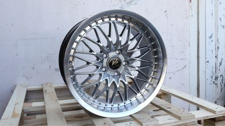 19 INCH STAGGERED SET WORK VSXV STYLE WHEELS 19X9.5 +22 19X10.5 +25 (5X114.3) CB: 73.1