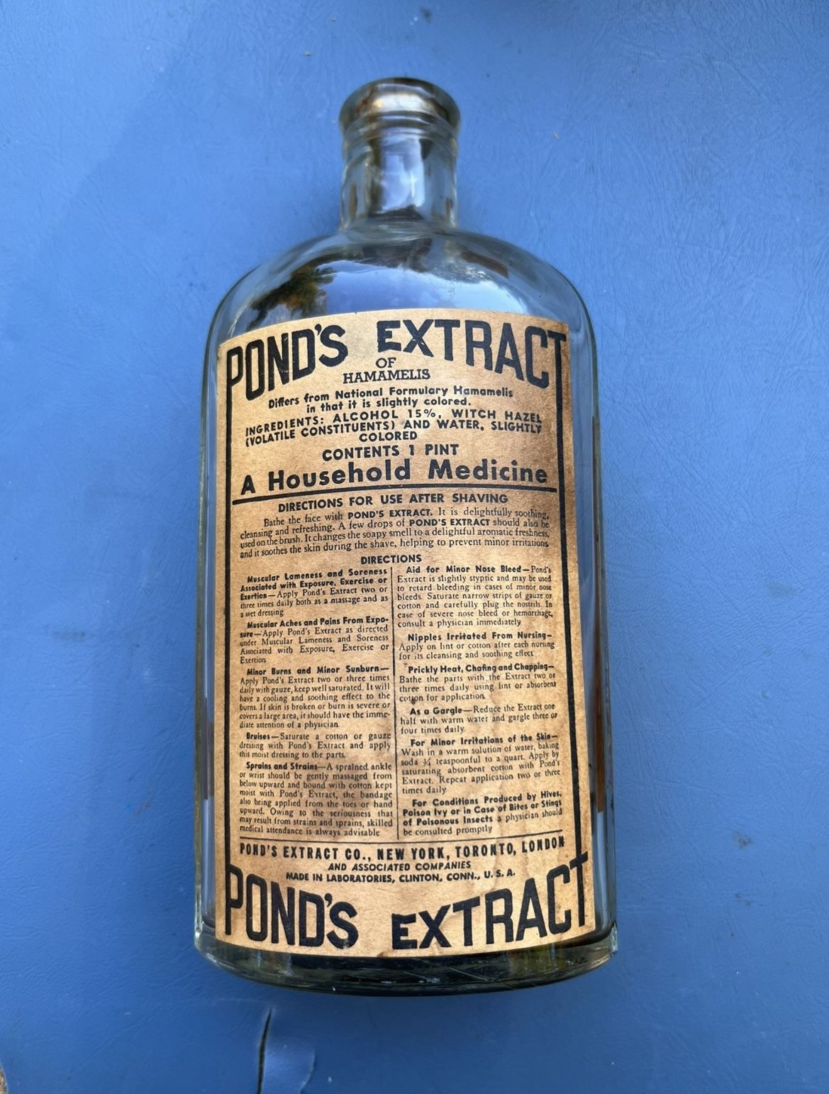 Ponds Extract Antique Bottle