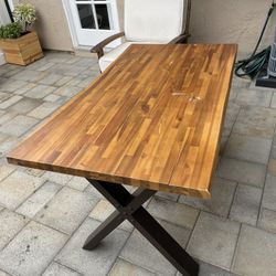 Free Light Wood Desk - 50x28