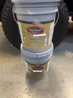 Dunn Edwards Trail dust Evershield exterior paint 10 gallons