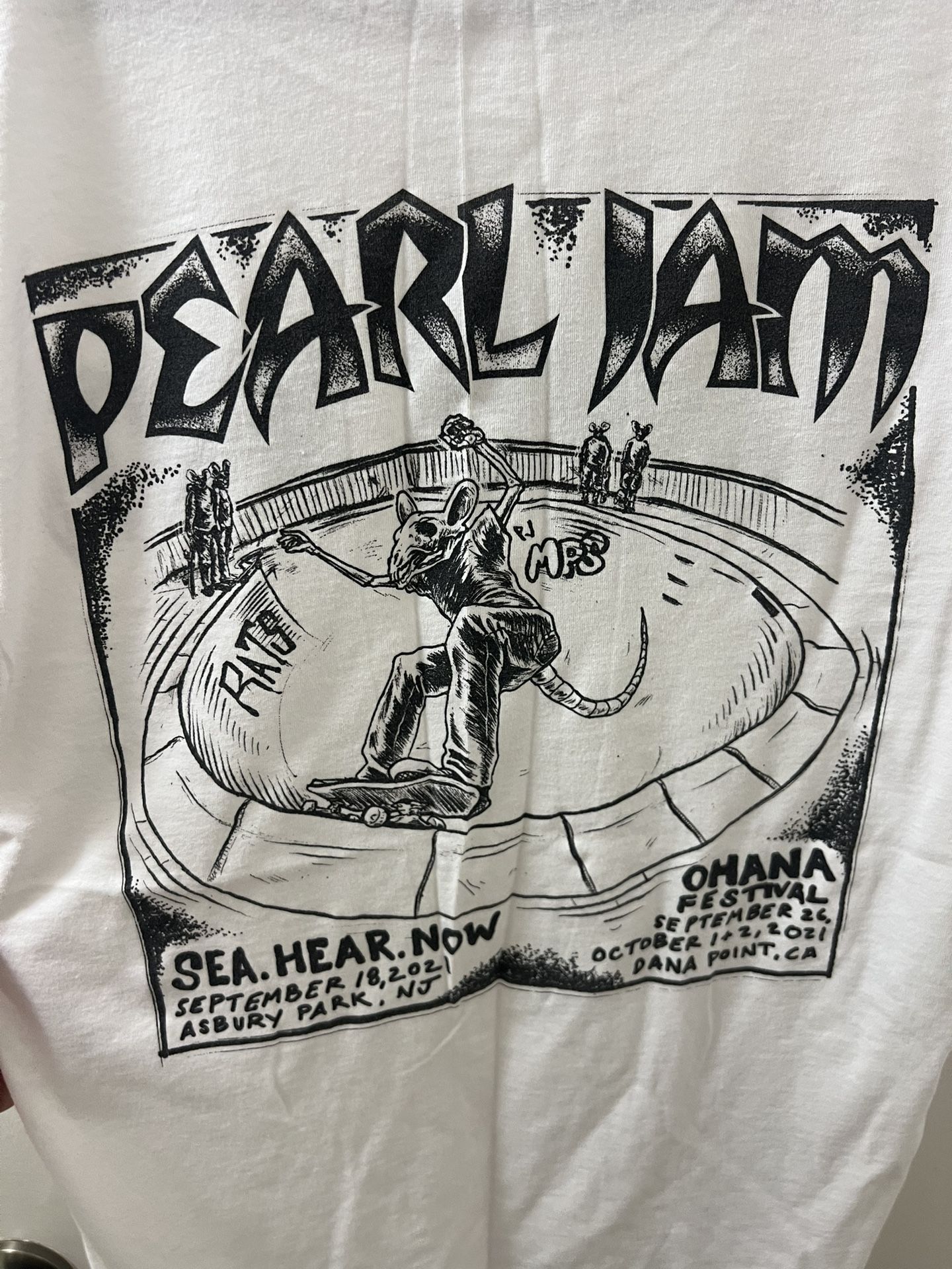 Pearl Jam Ohana Festival Encore 2021 Shirt Size M