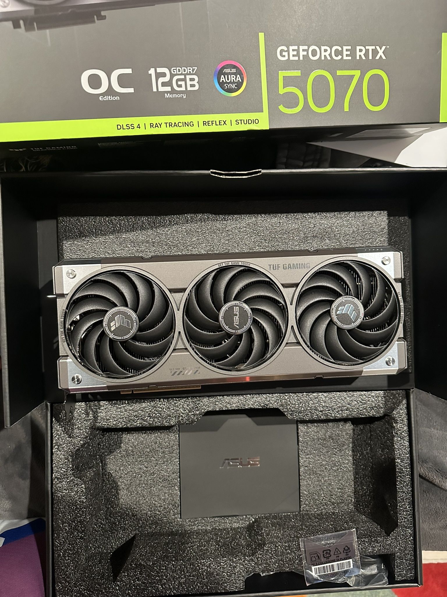 RTX5070 OC Edition 12gb TUF