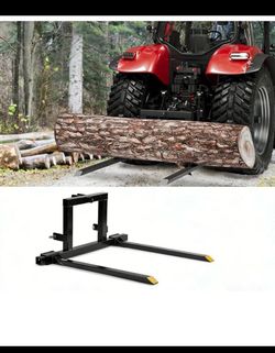 New arvee 3 Point Hitch Pallet Fork, 1500 lbs Capacity Tractor Pallet Forks, 40” Adjustable Quick Hitch