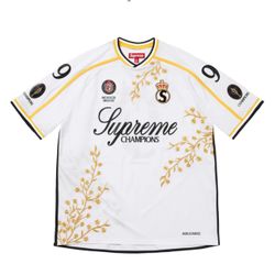 Supreme Floral Soccer Jersey FW25 Size Large