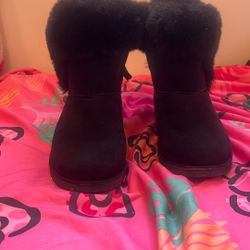 black Juicy Couture Boots, Size 9